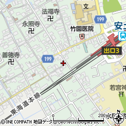 滋賀県近江八幡市安土町常楽寺855周辺の地図