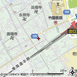 滋賀県近江八幡市安土町常楽寺858-1周辺の地図