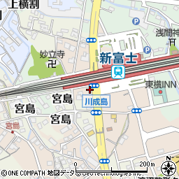 ニッポンレンタカー新富士駅前営業所周辺の地図