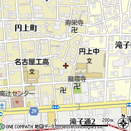 愛知県名古屋市昭和区円上町21-7周辺の地図