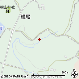 千葉県鴨川市横尾周辺の地図