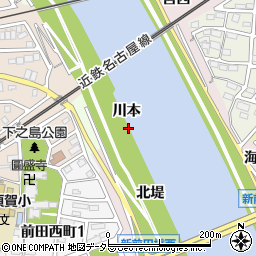 愛知県名古屋市中川区富田町大字伏屋川本周辺の地図