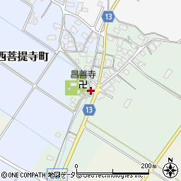 滋賀県東近江市南菩提寺町692周辺の地図