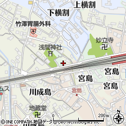静岡県富士市川成島742周辺の地図