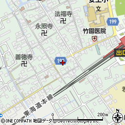 滋賀県近江八幡市安土町常楽寺850周辺の地図