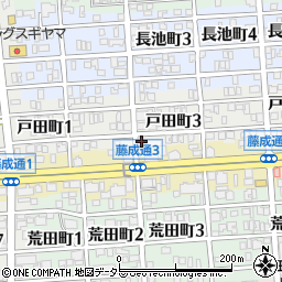 愛知県名古屋市昭和区戸田町3丁目22周辺の地図