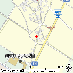 滋賀県東近江市平松町887周辺の地図