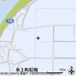 兵庫県丹波市氷上町稲畑周辺の地図