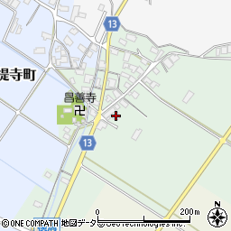 滋賀県東近江市南菩提寺町666周辺の地図