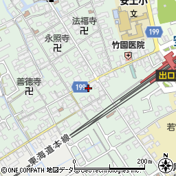 滋賀県近江八幡市安土町常楽寺851-1周辺の地図
