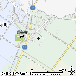 滋賀県東近江市南菩提寺町698周辺の地図
