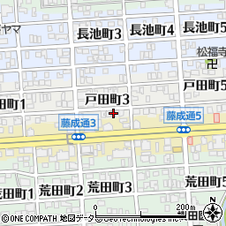 愛知県名古屋市昭和区戸田町3丁目19周辺の地図