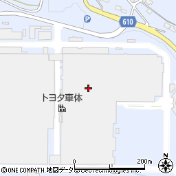 トヨタ車体株式会社　いなべ工場・品質部周辺の地図