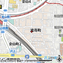 愛知県名古屋市熱田区波寄町周辺の地図