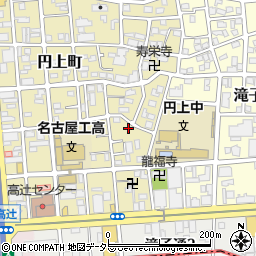 愛知県名古屋市昭和区円上町21-5周辺の地図