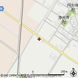 滋賀県東近江市五個荘奥町1100周辺の地図