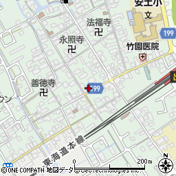 滋賀県近江八幡市安土町常楽寺846周辺の地図