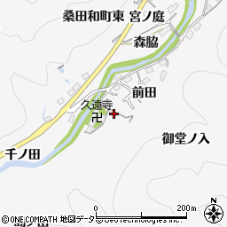 愛知県豊田市桑田和町前田28周辺の地図
