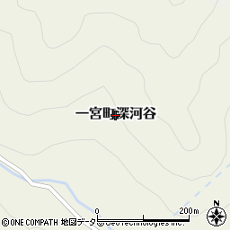 兵庫県宍粟市一宮町深河谷周辺の地図