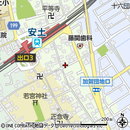 滋賀県近江八幡市安土町上豊浦1257周辺の地図