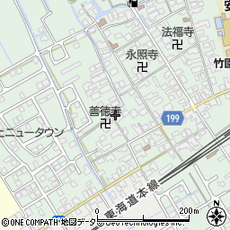 滋賀県近江八幡市安土町常楽寺897-2周辺の地図