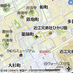 滋賀県近江八幡市大工町8周辺の地図