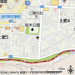 朝日新聞湯河原専売所周辺の地図