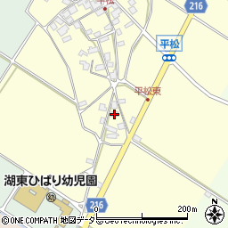 滋賀県東近江市平松町880周辺の地図