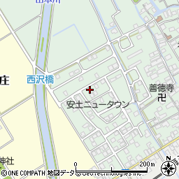 滋賀県近江八幡市安土町常楽寺1070-30周辺の地図