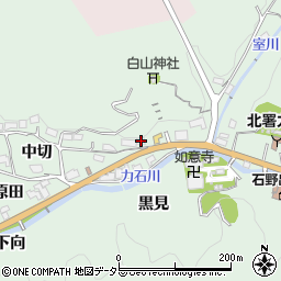 愛知県豊田市力石町中切232周辺の地図