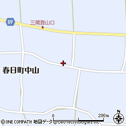 兵庫県丹波市春日町中山985周辺の地図