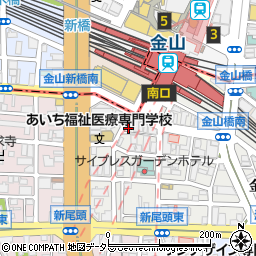 リパーク金山第１駐車場周辺の地図