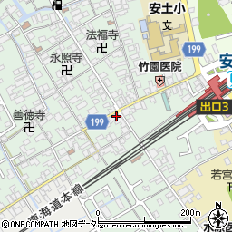 滋賀県近江八幡市安土町常楽寺853周辺の地図