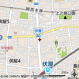 愛知県名古屋市中川区伏屋周辺の地図