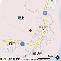 愛知県豊田市枝下町坂上周辺の地図