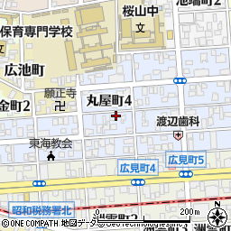 愛知県名古屋市昭和区丸屋町周辺の地図