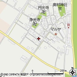 滋賀県東近江市五個荘奥町604周辺の地図