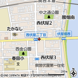 伏屋橋周辺の地図