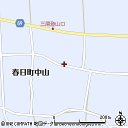 兵庫県丹波市春日町中山869周辺の地図