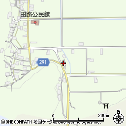 兵庫県丹波市柏原町田路487-2周辺の地図