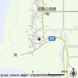 兵庫県丹波市柏原町田路494周辺の地図