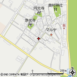 滋賀県東近江市五個荘奥町619周辺の地図