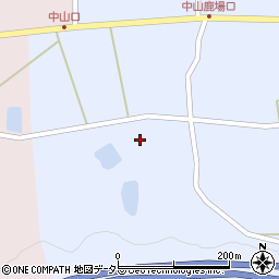 兵庫県丹波市春日町中山117周辺の地図