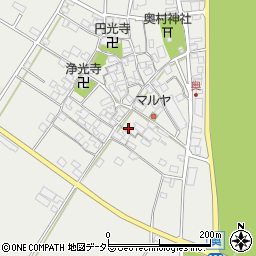 滋賀県東近江市五個荘奥町451周辺の地図