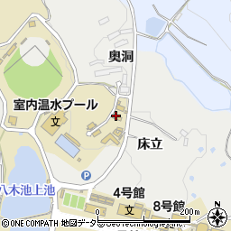 愛知県豊田市貝津町床立83周辺の地図