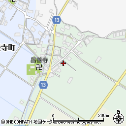 滋賀県東近江市南菩提寺町702周辺の地図