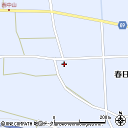 兵庫県丹波市春日町中山194周辺の地図