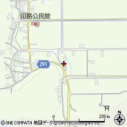 兵庫県丹波市柏原町田路488-1周辺の地図