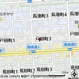 愛知県名古屋市昭和区戸田町3丁目13周辺の地図