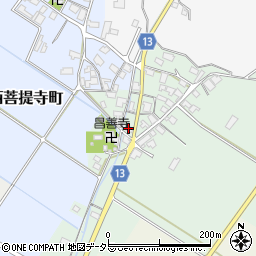 滋賀県東近江市南菩提寺町690周辺の地図